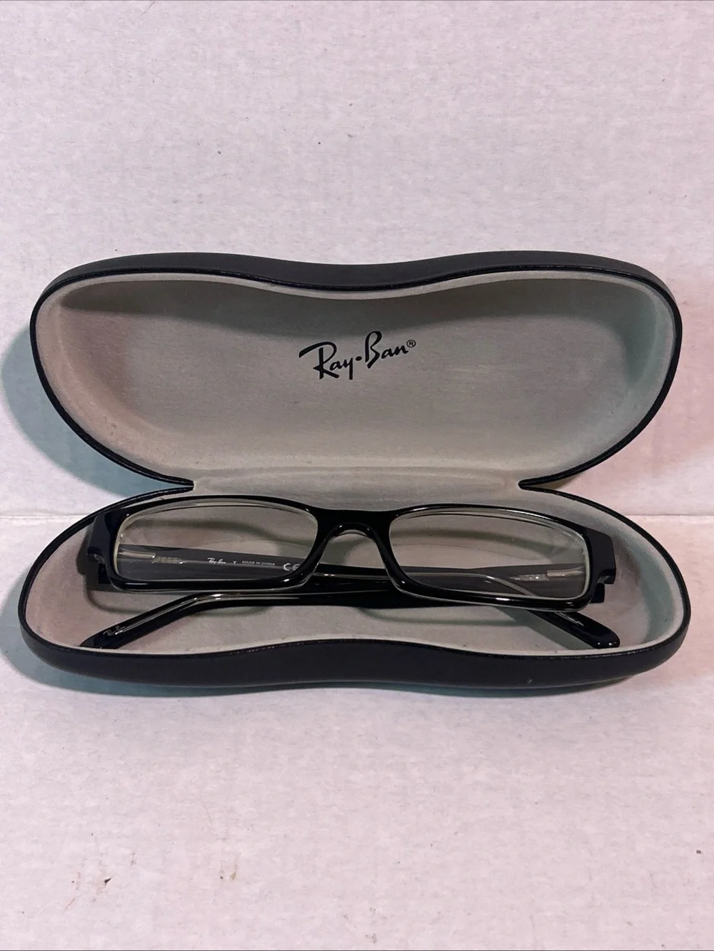 Ray Ban RB5069 2034 Black Rectangle Eyeglasses 53-17 140 W/Case